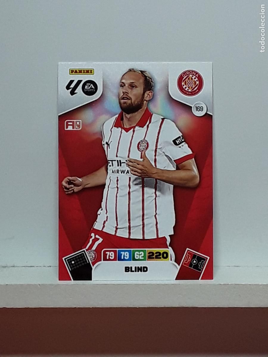 Coleccionismo cromos antiguos: ADRENALYN 2025 2026 25 26 ALBUM PANINI LIGA N 169 GIRONA BLIND