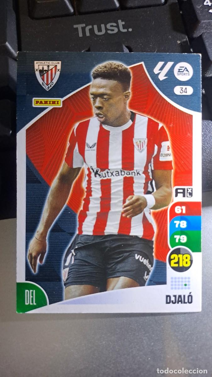 Coleccionismo cromos antiguos: ADRENALYN XL DJALO 34 ATHLETIC CLUB DE BILBAO CROMO LIGA 2024 2025 24 25 PANINI