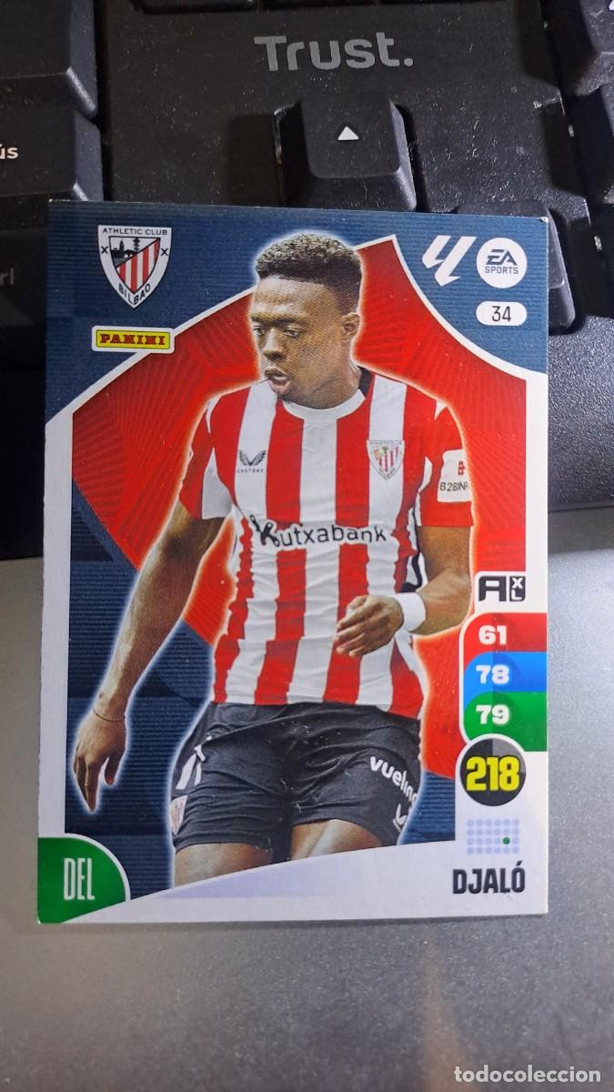 Coleccionismo cromos antiguos: ADRENALYN XL DJALO 34 ATHLETIC CLUB DE BILBAO CROMO LIGA 2024 2025 24 25 PANINI