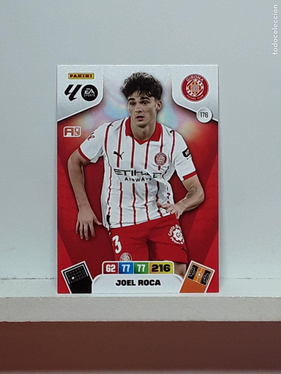 Coleccionismo cromos antiguos: ADRENALYN 2025 2026 25 26 ALBUM PANINI LIGA N 176 GIRONA JOEL ROCA