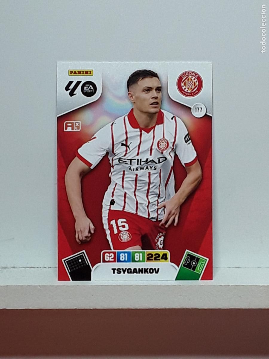 Coleccionismo cromos antiguos: ADRENALYN 2025 2026 25 26 ALBUM PANINI LIGA N 177 GIRONA TSYGANKOV