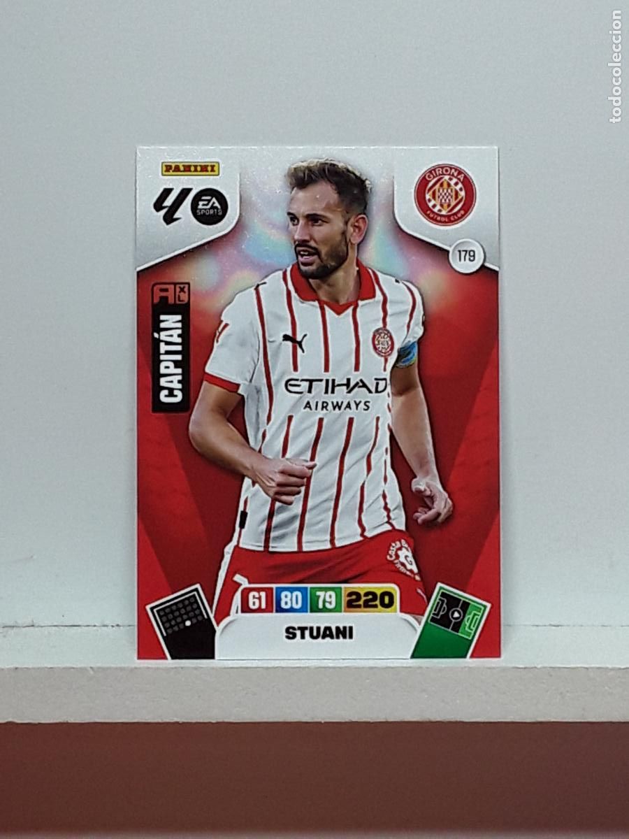 Coleccionismo cromos antiguos: ADRENALYN 2025 2026 25 26 ALBUM PANINI LIGA N 179 GIRONA STUANI