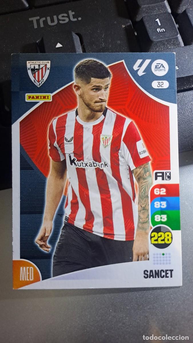 Coleccionismo cromos antiguos: ADRENALYN XL SANCET 32 ATHLETIC CLUB DE BILBAO CROMO LIGA 2024 2025 24 25 PANINI