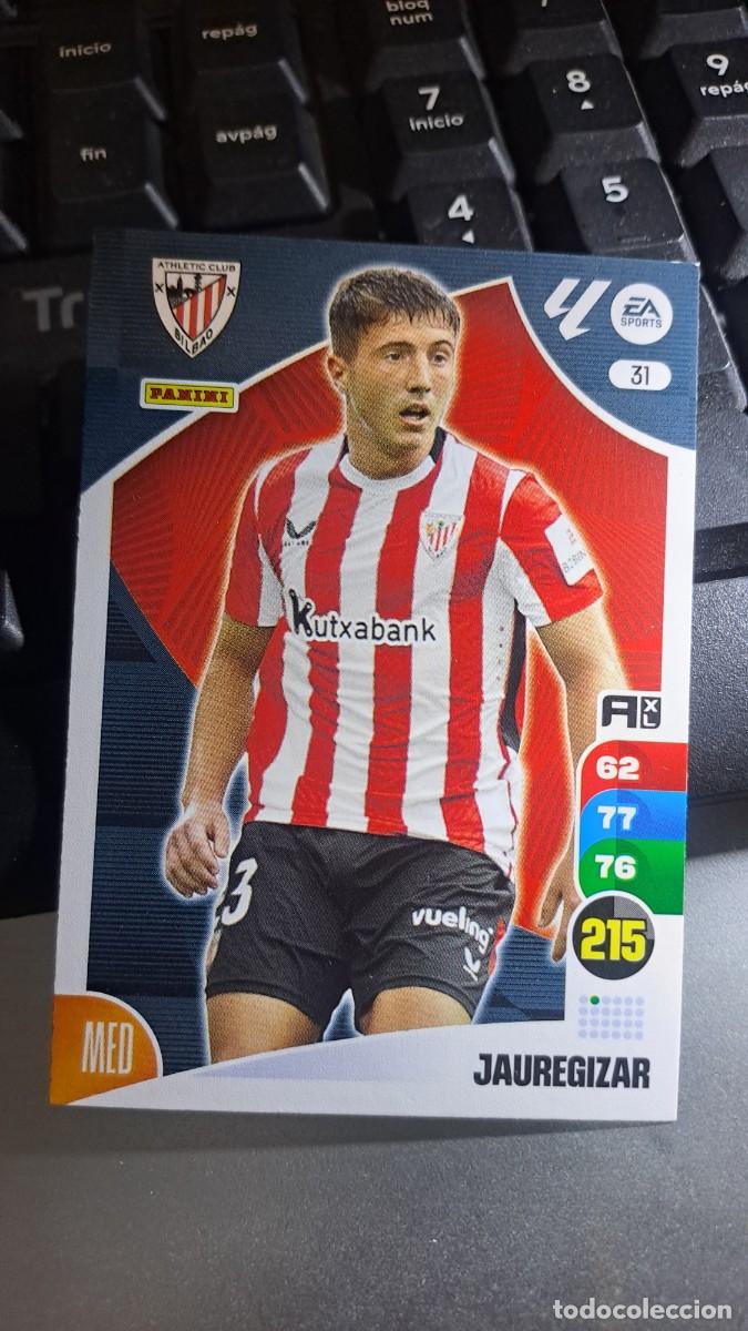 Coleccionismo cromos antiguos: ADRENALYN XL JAUREGIZAR 31 ATHLETIC CLUB DE BILBAO CROMO LIGA 2024 2025 24 25 PANINI
