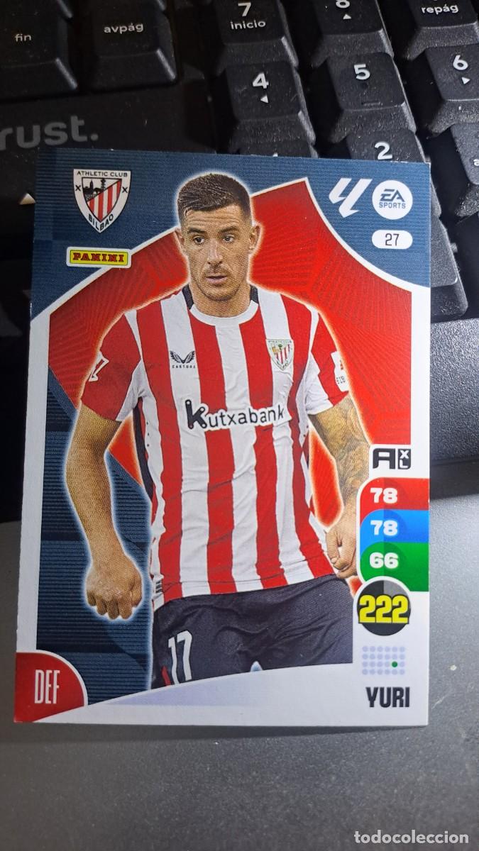 Coleccionismo cromos antiguos: ADRENALYN XL YURI 27 ATHLETIC CLUB DE BILBAO CROMO LIGA 2024 2025 24 25 PANINI