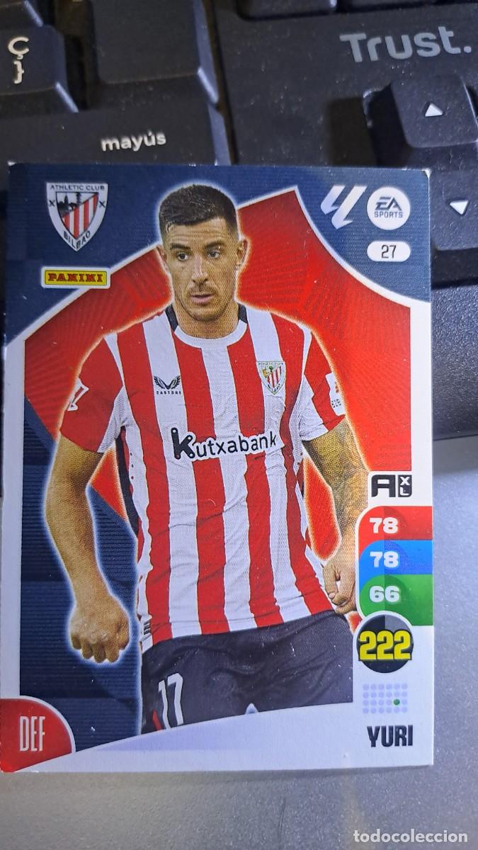 Coleccionismo cromos antiguos: ADRENALYN XL YURI 27 ATHLETIC CLUB DE BILBAO CROMO LIGA 2024 2025 24 25 PANINI