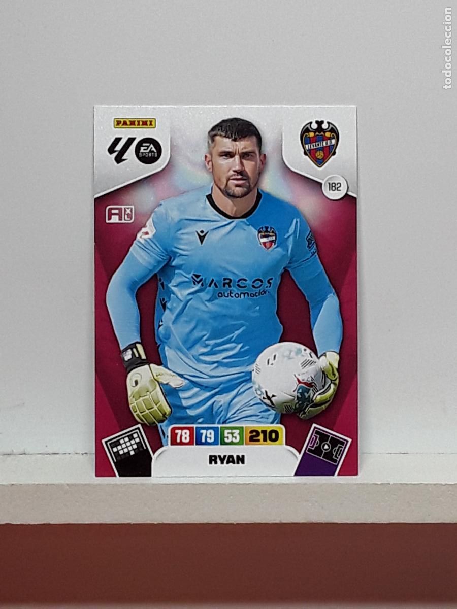 Coleccionismo cromos antiguos: ADRENALYN 2025 2026 25 26 ALBUM PANINI LIGA N 182 LEVANTE RYAN