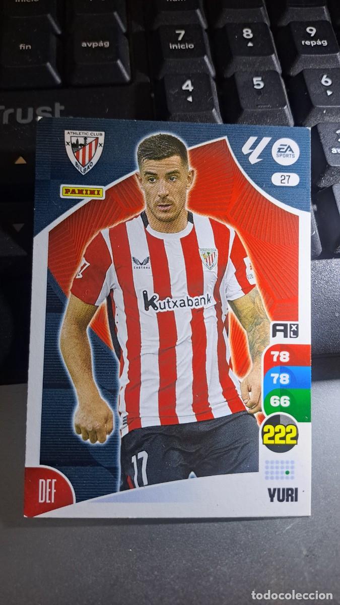 Coleccionismo cromos antiguos: ADRENALYN XL YURI 27 ATHLETIC CLUB DE BILBAO CROMO LIGA 2024 2025 24 25 PANINI