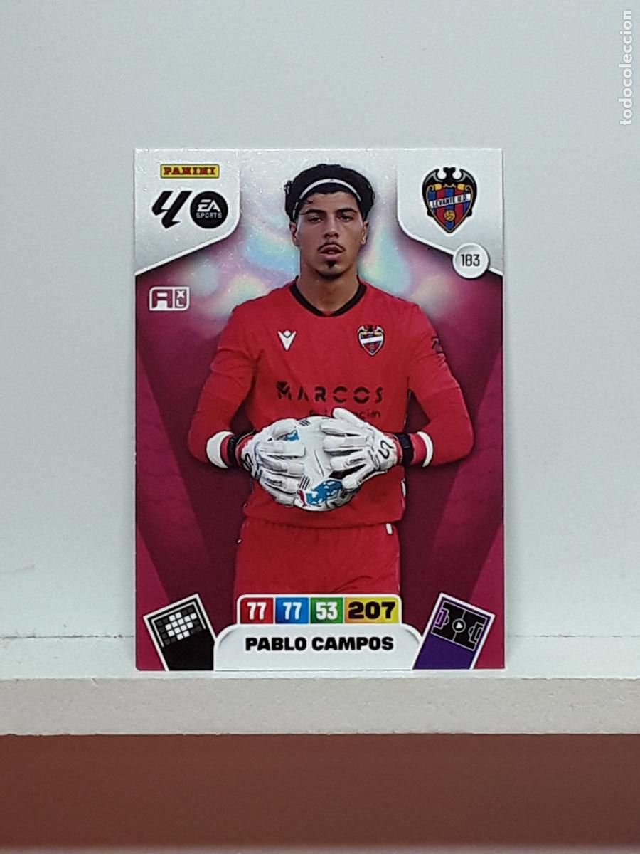 Coleccionismo cromos antiguos: ADRENALYN 2025 2026 25 26 ALBUM PANINI LIGA N 183 LEVANTE PABLO CAMPOS