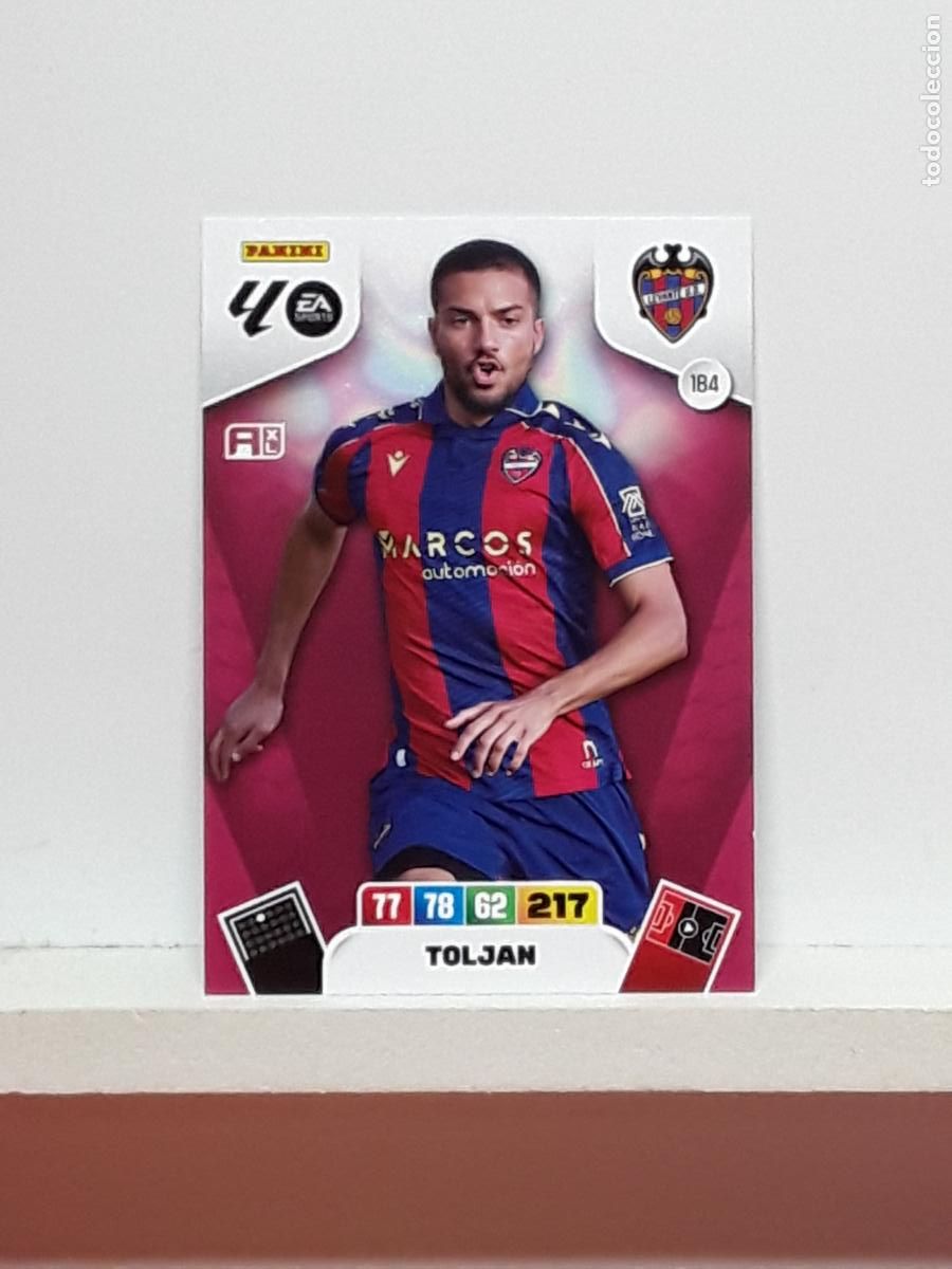 Coleccionismo cromos antiguos: ADRENALYN 2025 2026 25 26 ALBUM PANINI LIGA N 184 LEVANTE TOLJAN