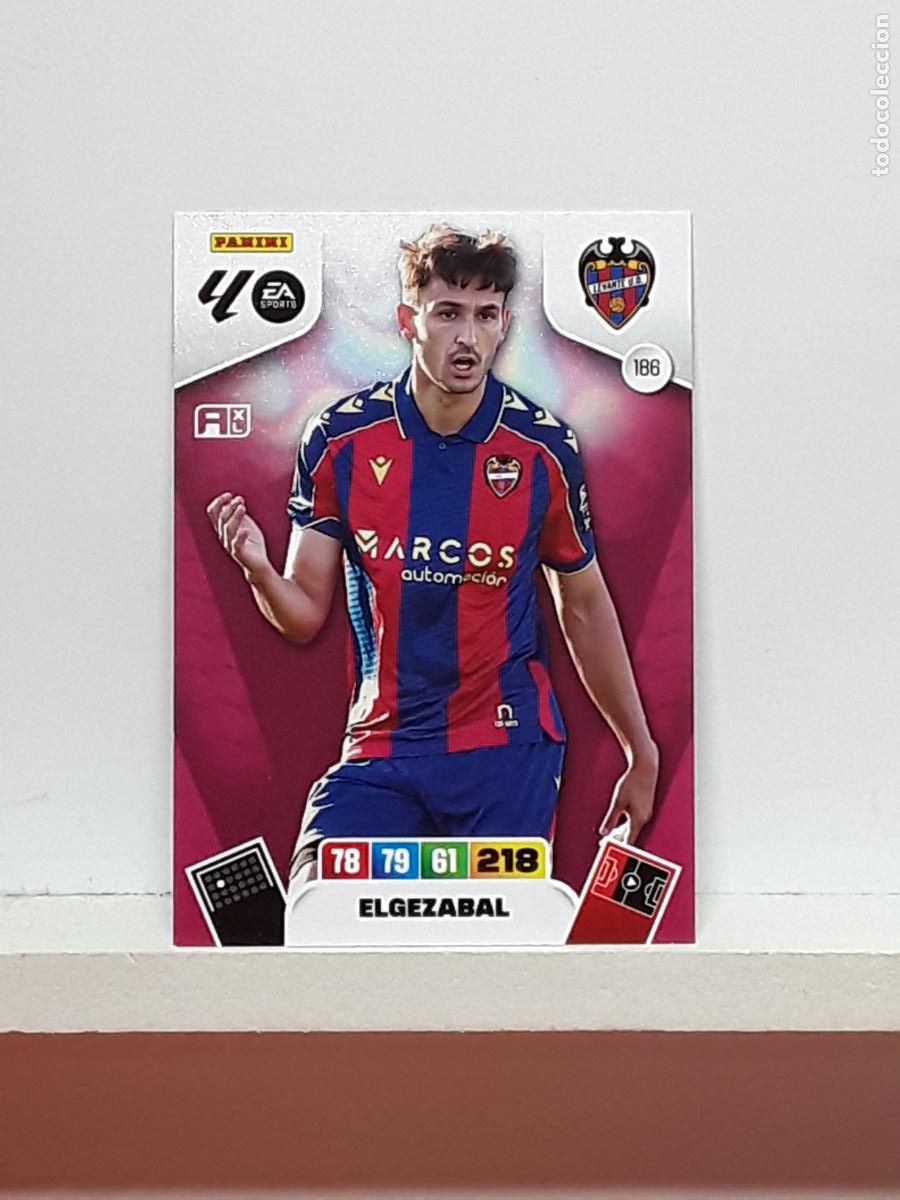 Coleccionismo cromos antiguos: ADRENALYN 2025 2026 25 26 ALBUM PANINI LIGA N 186 LEVANTE ELGEZABAL