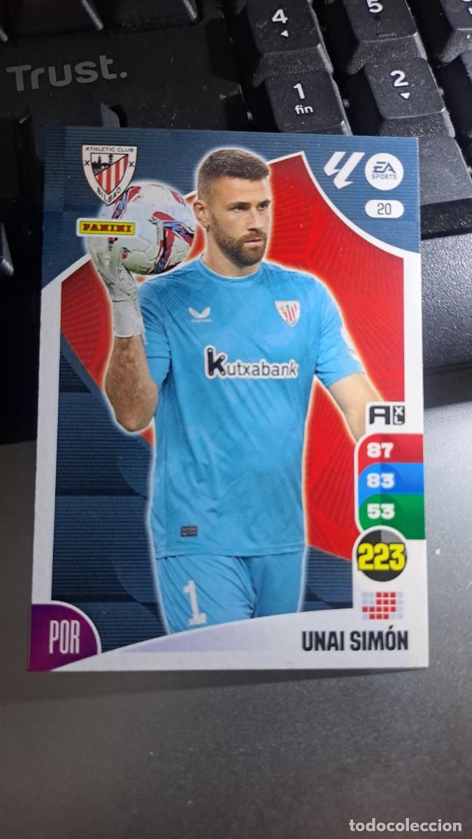 Coleccionismo cromos antiguos: ADRENALYN XL UNAI SIMON 20 ATHLETIC CLUB DE BILBAO CROMO LIGA 2024 2025 24 25 PANINI