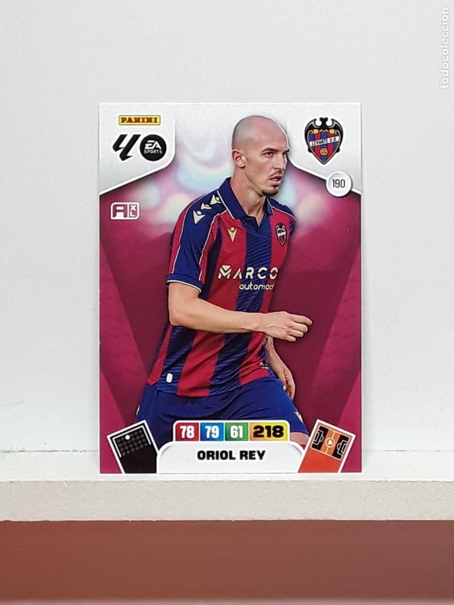 Coleccionismo cromos antiguos: ADRENALYN 2025 2026 25 26 ALBUM PANINI LIGA N 190 LEVANTE ORIOL REY