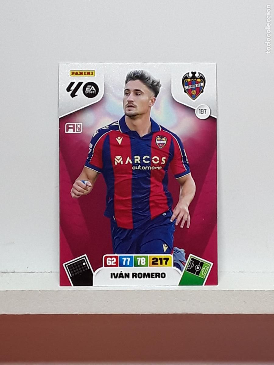 Coleccionismo cromos antiguos: ADRENALYN 2025 2026 25 26 ALBUM PANINI LIGA N 197 LEVANTE IVAN ROMERO