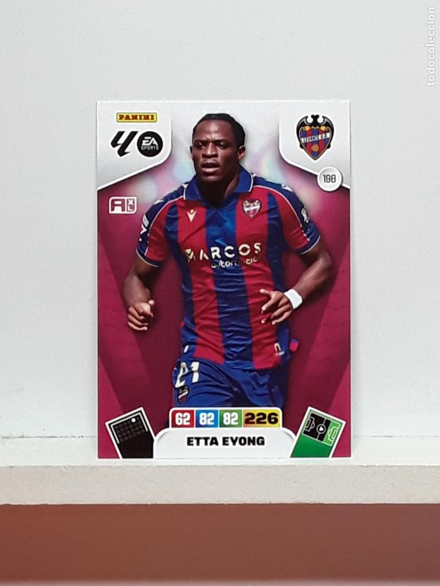 Coleccionismo cromos antiguos: ADRENALYN 2025 2026 25 26 ALBUM PANINI LIGA N 198 LEVANTE ETTA EYONG