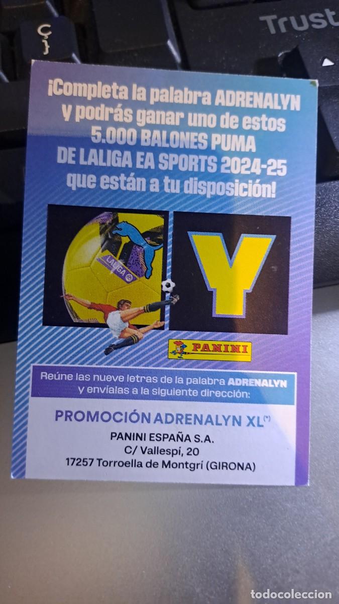 Coleccionismo cromos antiguos: ADRENALYN XL LETRA Y GRAN PROMOCION BALON PUMA CROMO LIGA 2024 2025 24 25 PANINI