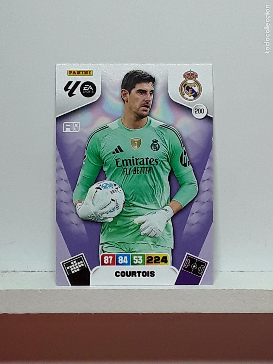 Colecionismo Cromos antigos: ADRENALYN 2025 2026 25 26 ALBUM PANINI LIGA N 200 REAL MADRID COURTOIS
