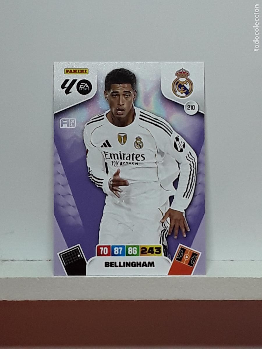 Coleccionismo cromos antiguos: ADRENALYN 2025 2026 25 26 ALBUM PANINI LIGA N 210 REAL MADRID JUDE BELLINGHAM