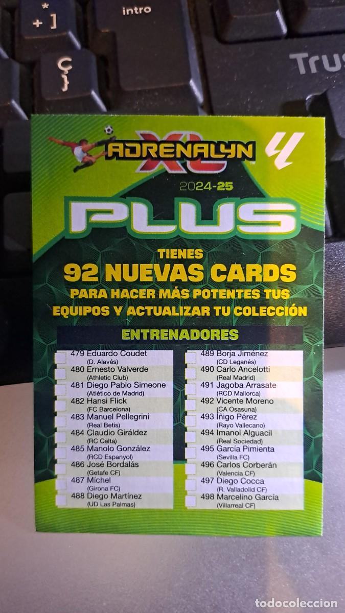 Colecionismo Cromos antigos: ADRENALYN XL CHECKLIST CHECK LIST INDICE PLUS CROMO LIGA 2024 2025 24 25 PANINI