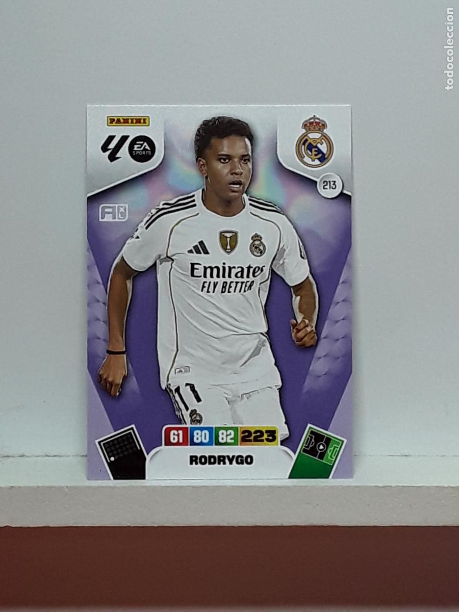 Colecionismo Cromos antigos: ADRENALYN 2025 2026 25 26 ALBUM PANINI LIGA N 213 REAL MADRID RODRYGO