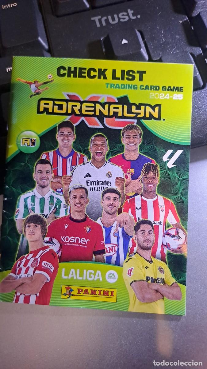 Colecionismo Cromos antigos: ADRENALYN XL CHECKLIST CHECK LIST LIBRITO INDICE CROMO LIGA 2024 2025 24 25 PANINI