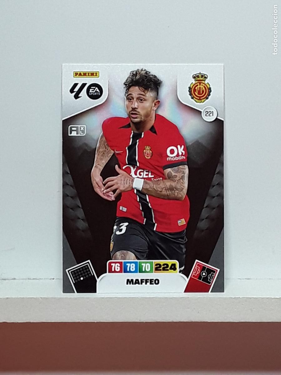 Collectionnisme Cartes &agrave; collectionner anciennes: ADRENALYN 2025 2026 25 26 ALBUM PANINI LIGA N 221 MALLORCA MAFFEO