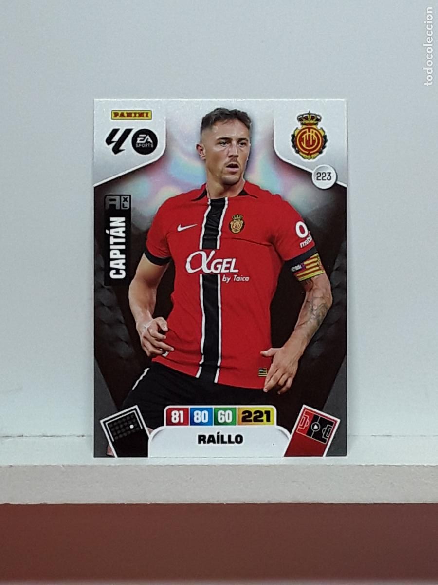 Coleccionismo cromos antiguos: ADRENALYN 2025 2026 25 26 ALBUM PANINI LIGA N 223 MALLORCA RAILLO