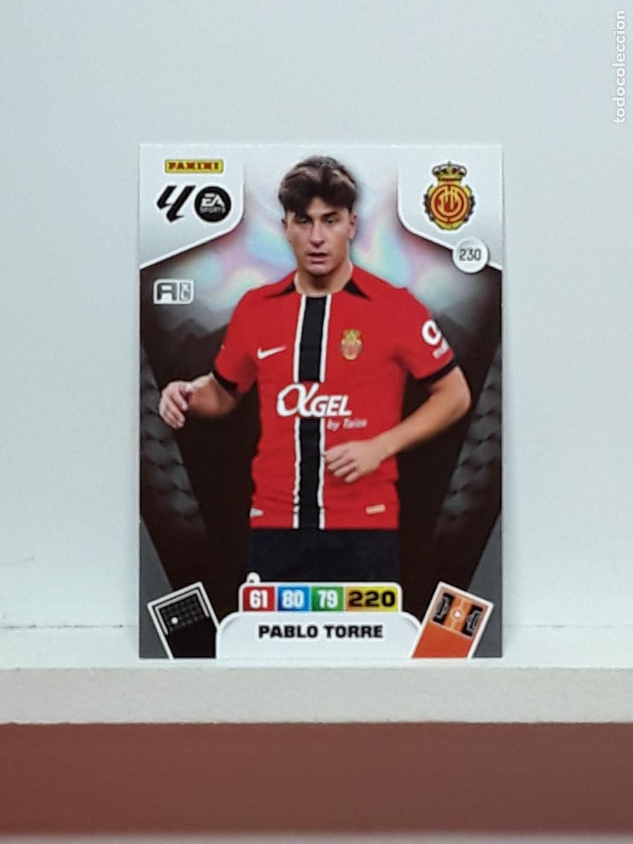 Coleccionismo cromos antiguos: ADRENALYN 2025 2026 25 26 ALBUM PANINI LIGA N 230 MALLORCA PABLO TORRE
