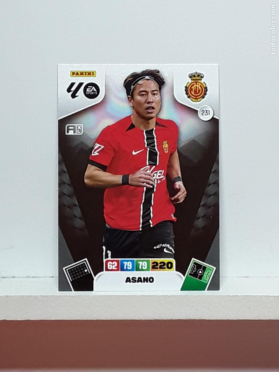 Coleccionismo cromos antiguos: ADRENALYN 2025 2026 25 26 ALBUM PANINI LIGA N 231 MALLORCA ASANO