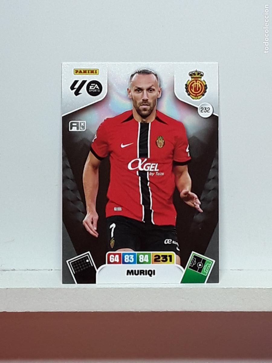 Coleccionismo cromos antiguos: ADRENALYN 2025 2026 25 26 ALBUM PANINI LIGA N 232 MALLORCA MURIQI