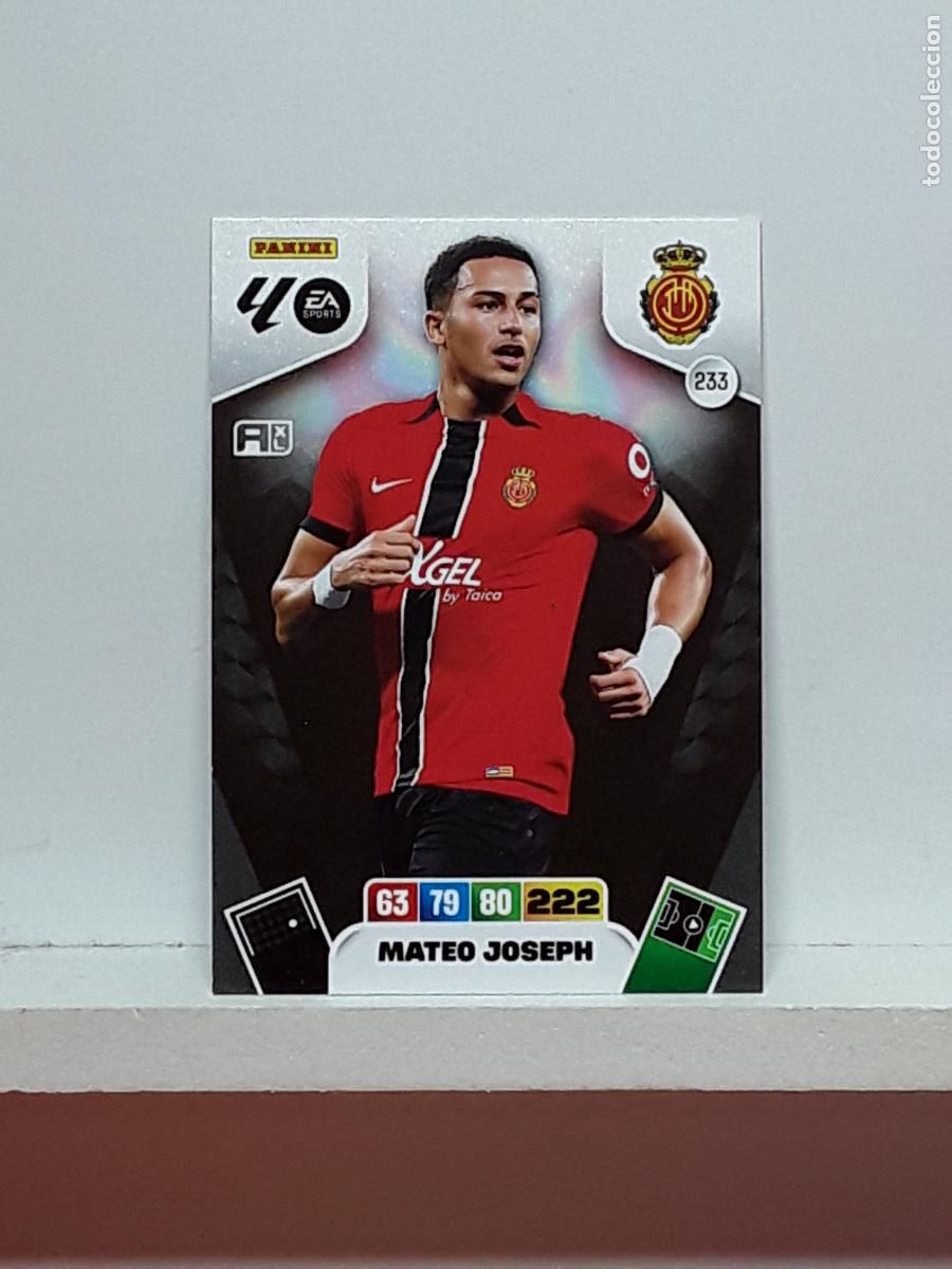 Coleccionismo cromos antiguos: ADRENALYN 2025 2026 25 26 ALBUM PANINI LIGA N 233 MALLORCA MATEO JOSEPH