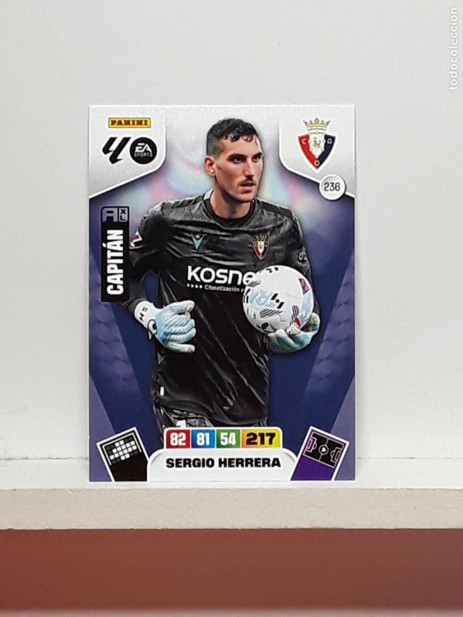 Coleccionismo cromos antiguos: ADRENALYN 2025 2026 25 26 ALBUM PANINI LIGA N 236 OSASUNA SERGIO HERRERA