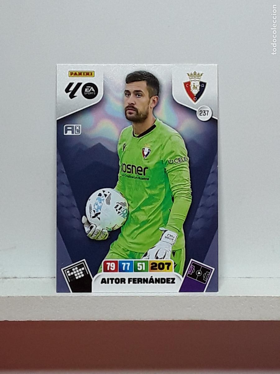 Coleccionismo cromos antiguos: ADRENALYN 2025 2026 25 26 ALBUM PANINI LIGA N 237 OSASUNA AITOR FERNANDEZ