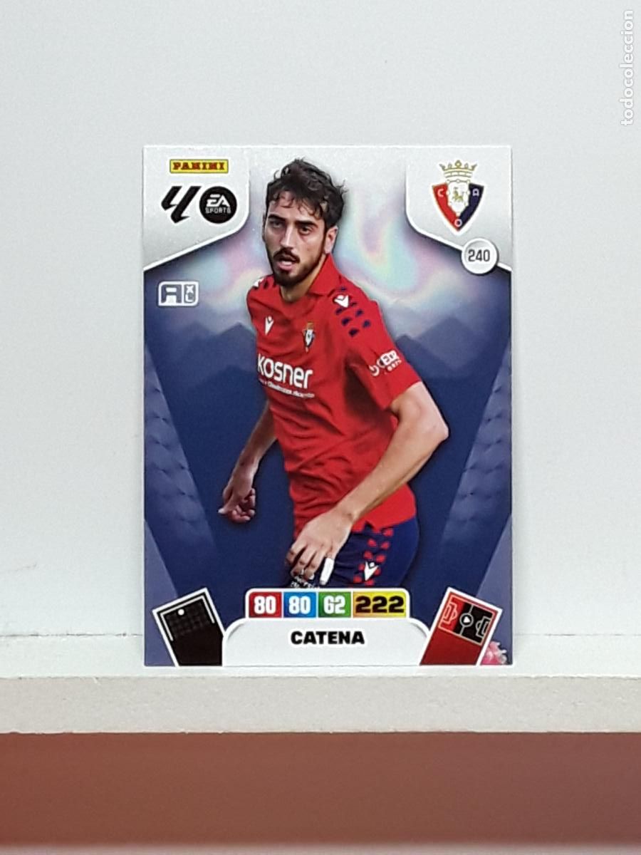 Coleccionismo cromos antiguos: ADRENALYN 2025 2026 25 26 ALBUM PANINI LIGA N 240 OSASUNA CATENA
