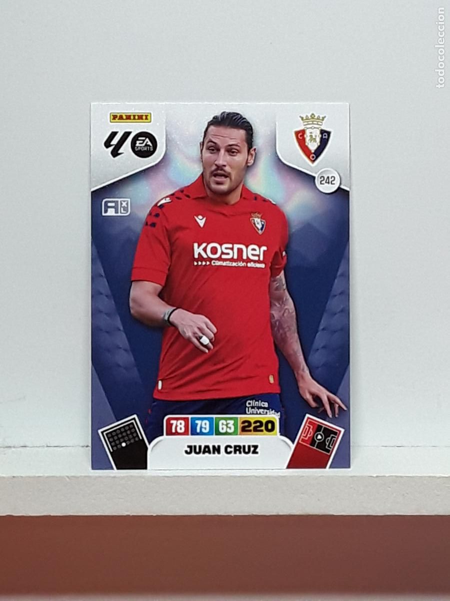 Coleccionismo cromos antiguos: ADRENALYN 2025 2026 25 26 ALBUM PANINI LIGA N 242 OSASUNA JUAN CRUZ