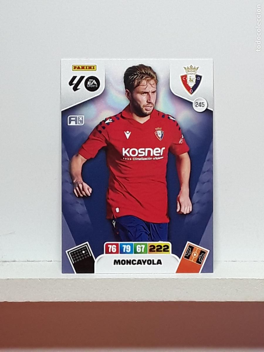Coleccionismo cromos antiguos: ADRENALYN 2025 2026 25 26 ALBUM PANINI LIGA N 245 OSASUNA MONCAYOLA