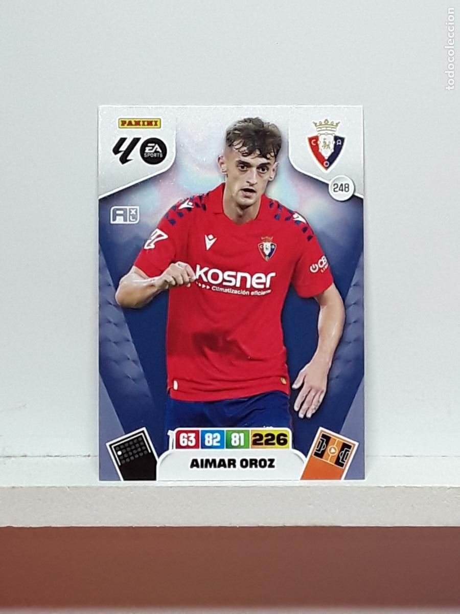 Coleccionismo cromos antiguos: ADRENALYN 2025 2026 25 26 ALBUM PANINI LIGA N 248 OSASUNA AIMAR OROZ