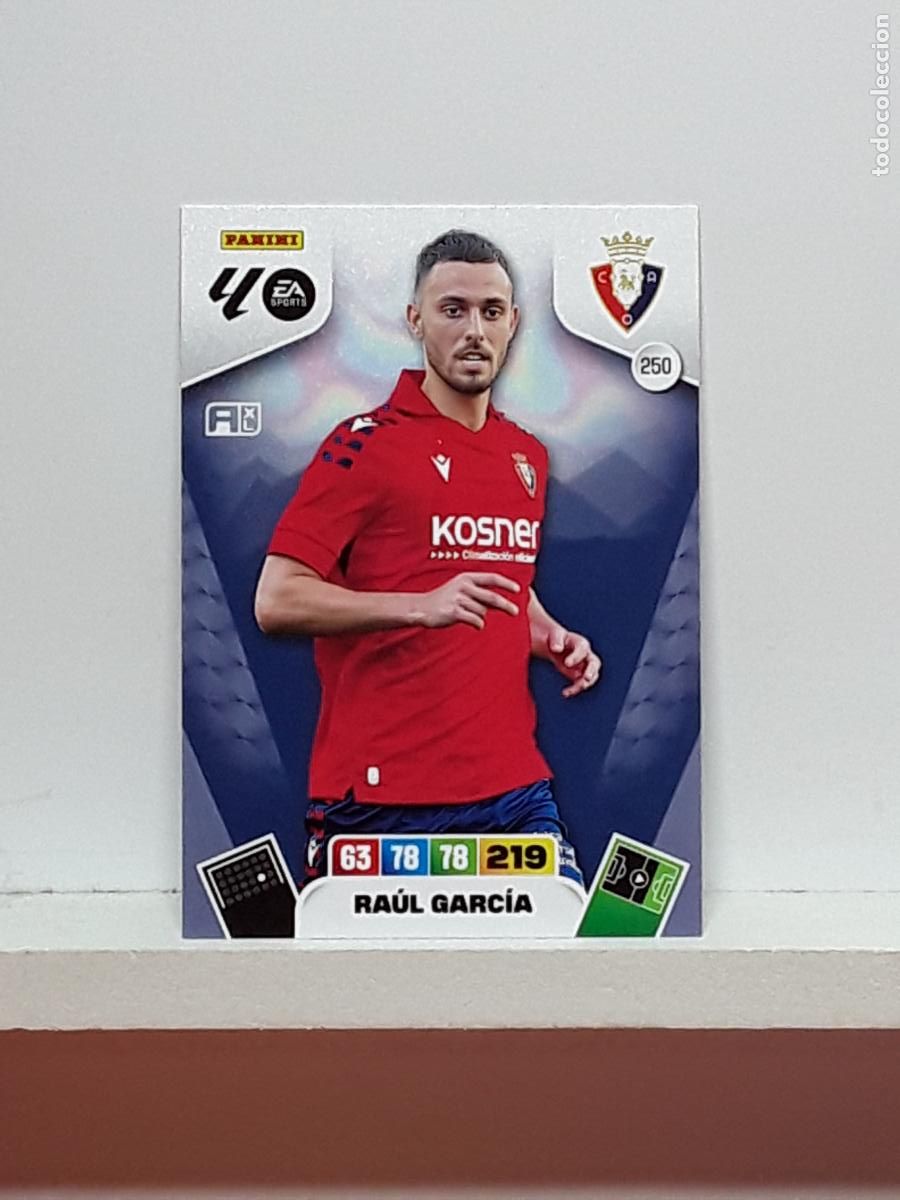 Coleccionismo cromos antiguos: ADRENALYN 2025 2026 25 26 ALBUM PANINI LIGA N 250 OSASUNA RAUL GARCIA