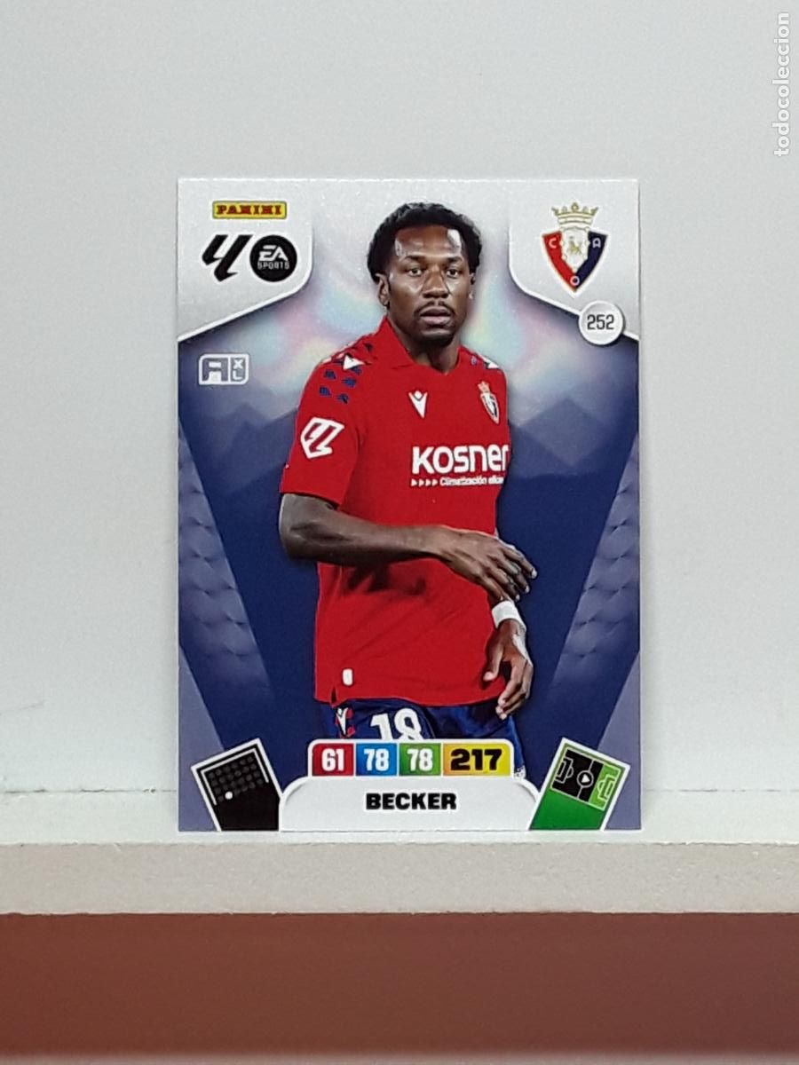 Coleccionismo cromos antiguos: ADRENALYN 2025 2026 25 26 ALBUM PANINI LIGA N 252 OSASUNA BECKER