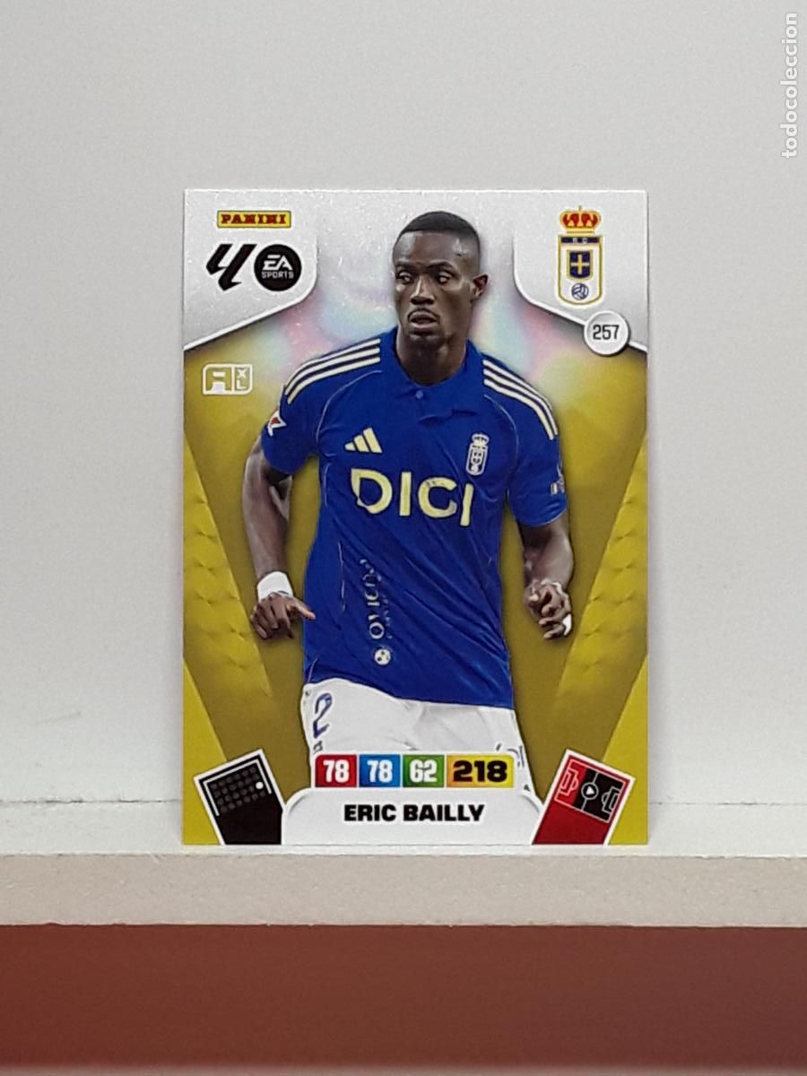 Collezionismo Figurine antiche: ADRENALYN 2025 2026 25 26 ALBUM PANINI LIGA N 257 OVIEDO ERIC BAILLY
