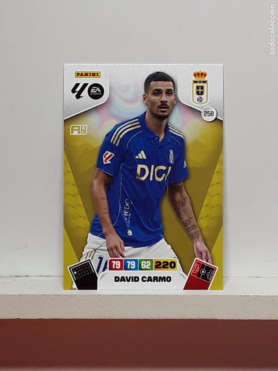 Collezionismo Figurine antiche: ADRENALYN 2025 2026 25 26 ALBUM PANINI LIGA N 258 OVIEDO DAVID CARMO