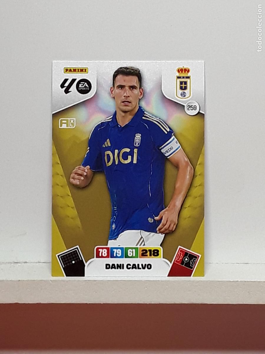 Sammeln alte Sammelbilder: ADRENALYN 2025 2026 25 26 ALBUM PANINI LIGA N 259 OVIEDO DANI CALVO