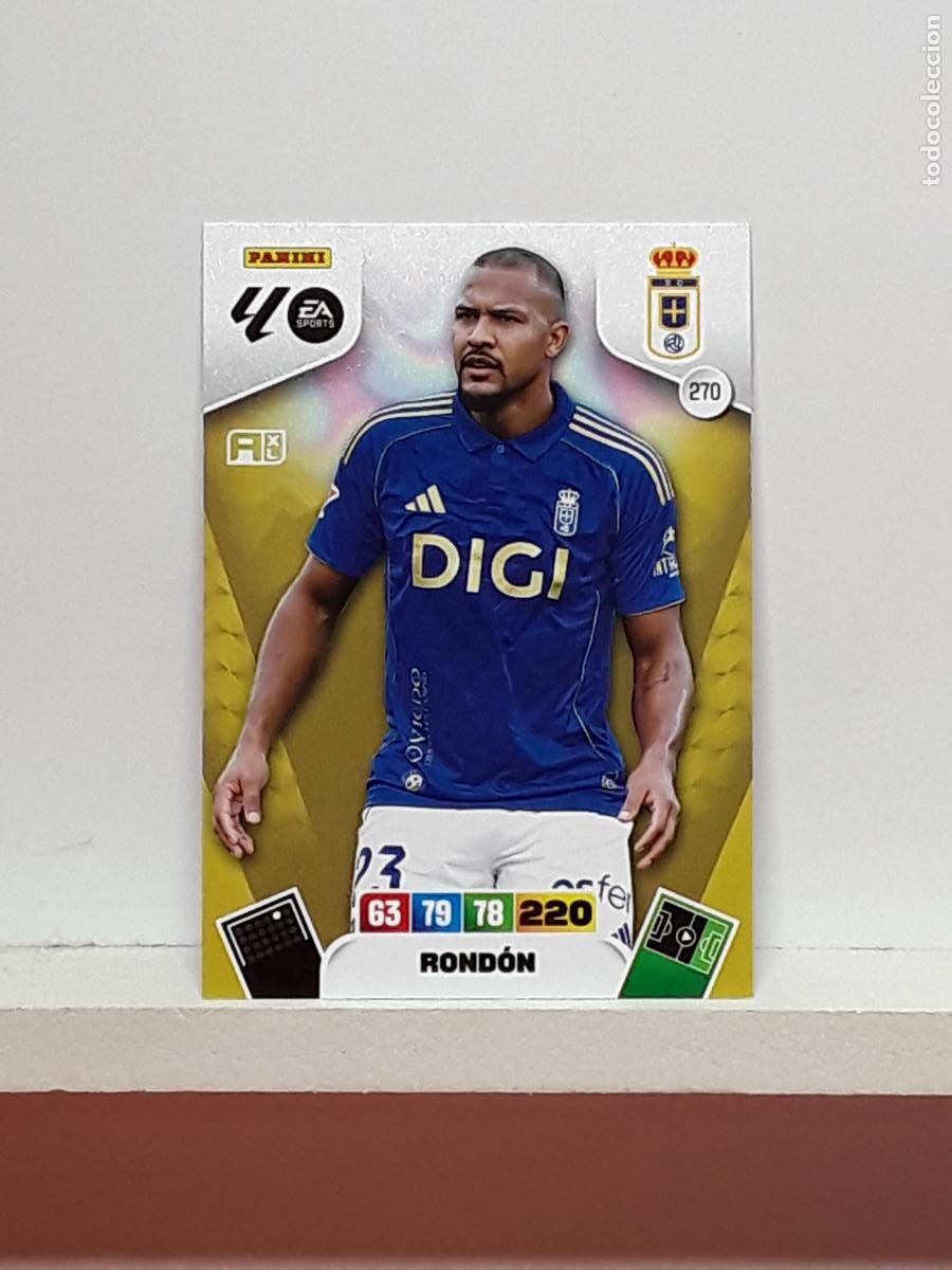 Coleccionismo cromos antiguos: ADRENALYN 2025 2026 25 26 ALBUM PANINI LIGA N 270 OVIEDO RONDON