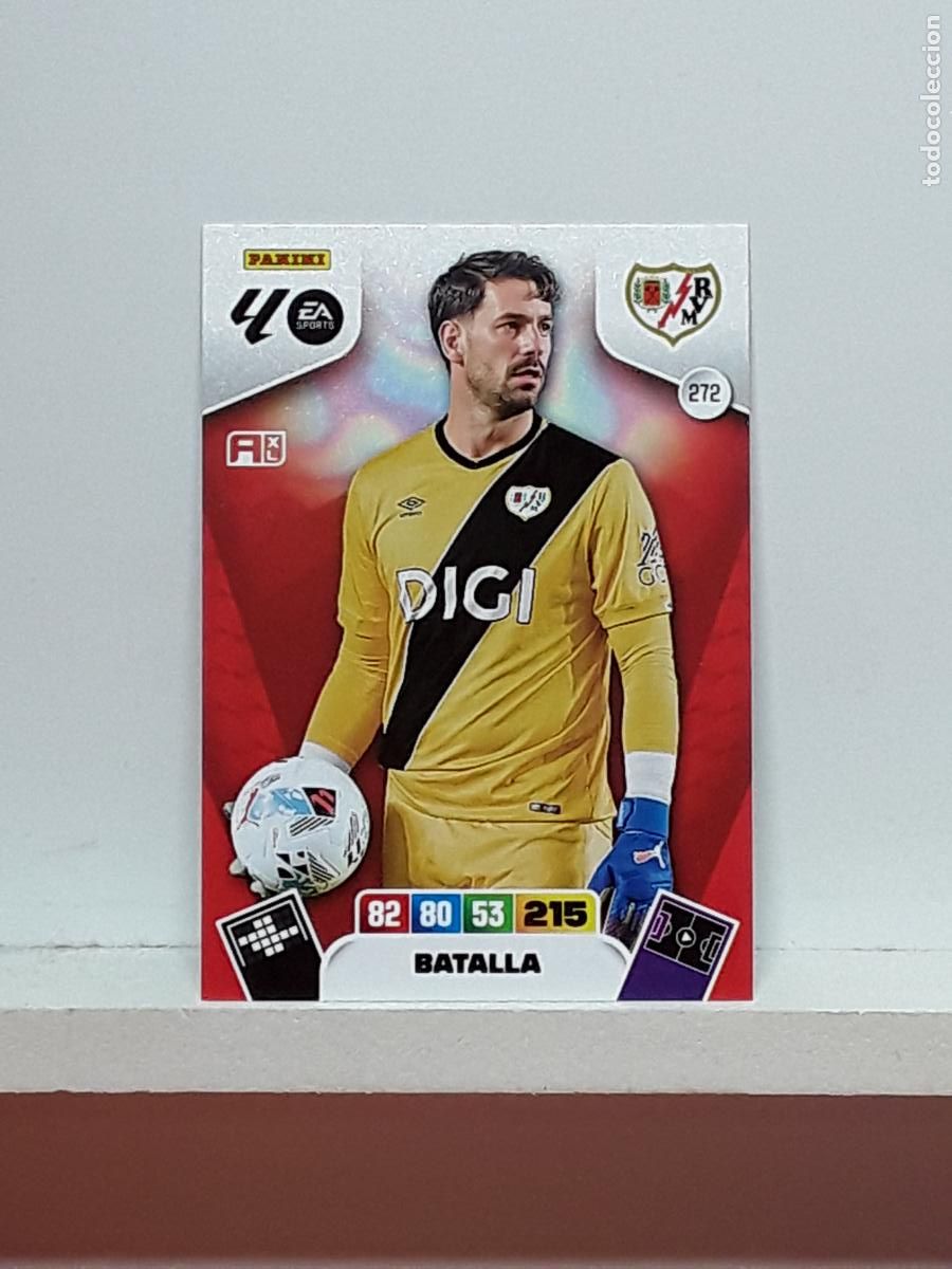 Coleccionismo cromos antiguos: ADRENALYN 2025 2026 25 26 ALBUM PANINI LIGA N 272 RAYO VALLECANO BATALLA