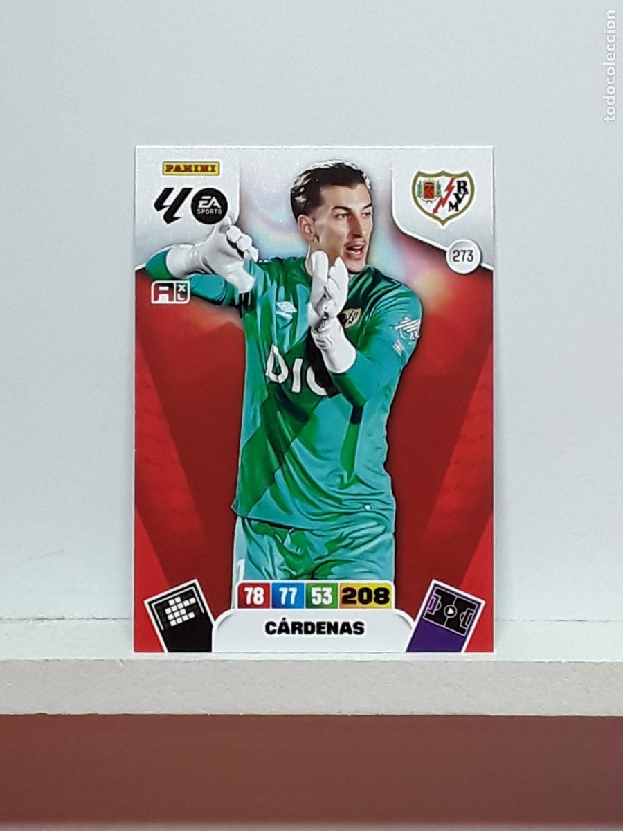 Coleccionismo cromos antiguos: ADRENALYN 2025 2026 25 26 ALBUM PANINI LIGA N 273 RAYO VALLECANO CARDENAS