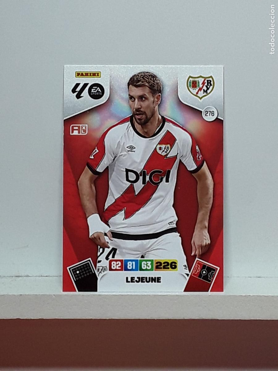 Coleccionismo cromos antiguos: ADRENALYN 2025 2026 25 26 ALBUM PANINI LIGA N 276 RAYO VALLECANO LEJEUNE