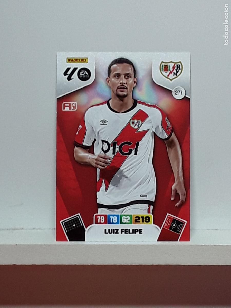 Coleccionismo cromos antiguos: ADRENALYN 2025 2026 25 26 ALBUM PANINI LIGA N 277 RAYO VALLECANO LUIZ FELIPE