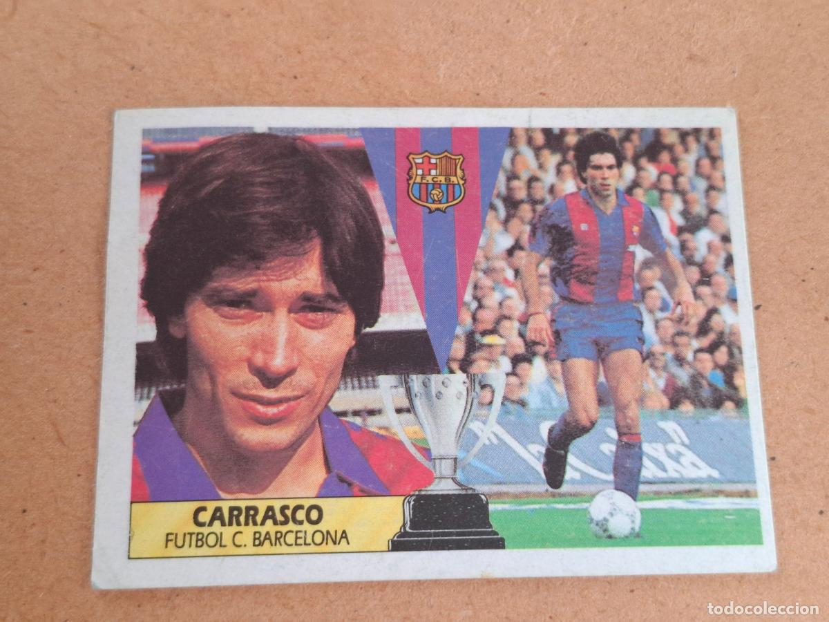 Coleccionismo cromos antiguos: ESTE 87 88 1987 1988 - CARRASCO - FC. BARCELONA ( NUNCA PEGADO ) CA