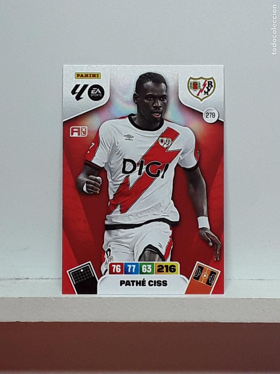Coleccionismo cromos antiguos: ADRENALYN 2025 2026 25 26 ALBUM PANINI LIGA N 279 RAYO VALLECANO PATHE CISS
