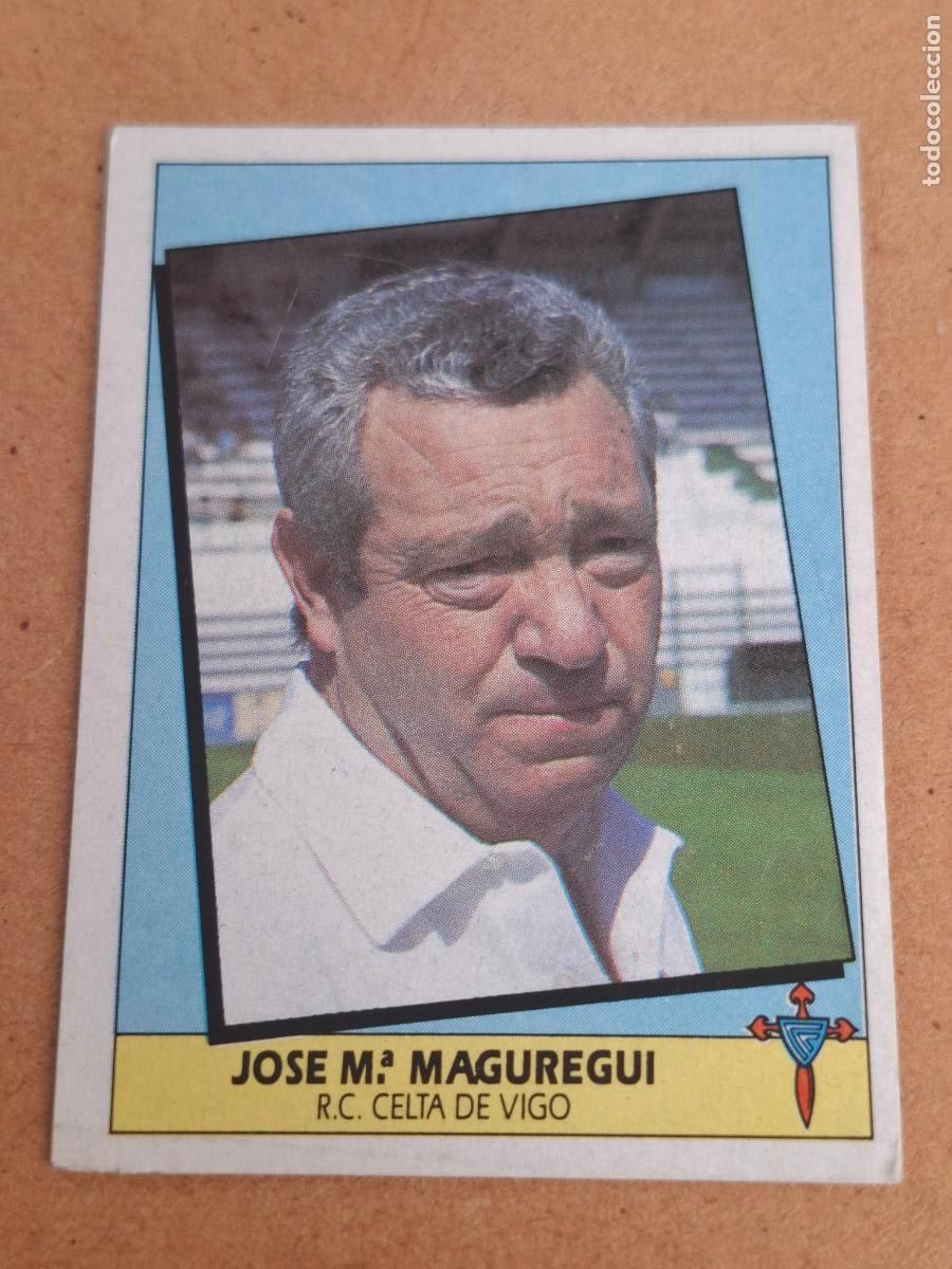 Coleccionismo cromos antiguos: ESTE 87 88 1987 1988 - J.M&ordf;. MAGUREGUI ( COLOCA ) - R.C. CELTA ( NUNCA PEGADO ) CA